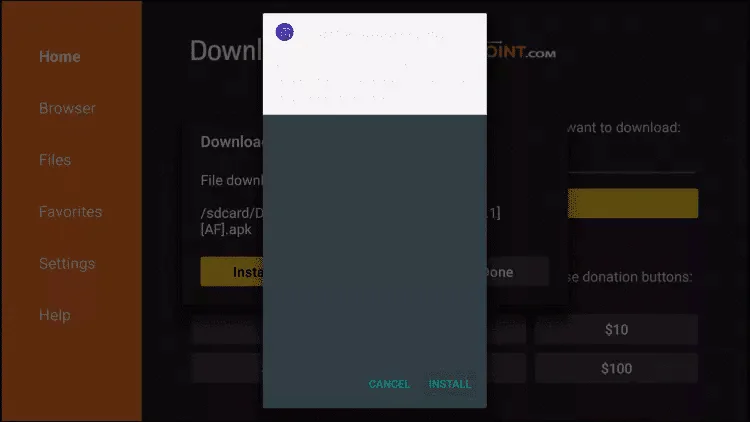 Étape 18 - Installez l'application Trimix IPTV